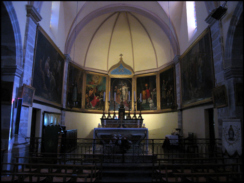 Brignac église intérieur